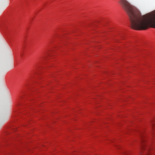 M&Co Women's Red Pullover Jumper, Size 22, Mock Neck
