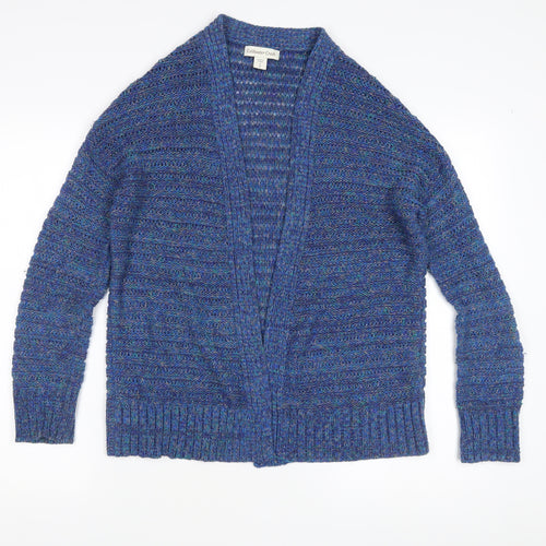 Coldwater Creek Women's Blue Open Front Cardigan Size S