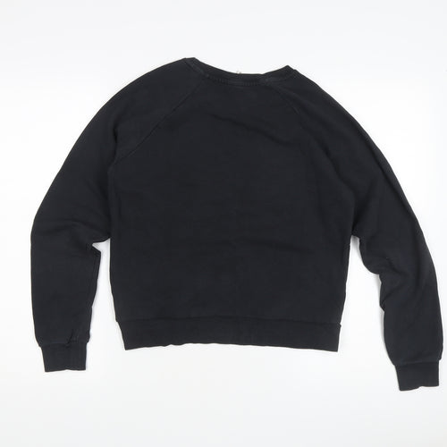 Pulz Jeans Women's Black XS Pullover Sweatshirt
