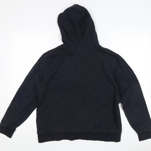 Marks and Spencer Men's Black Medium Pullover Hoodie