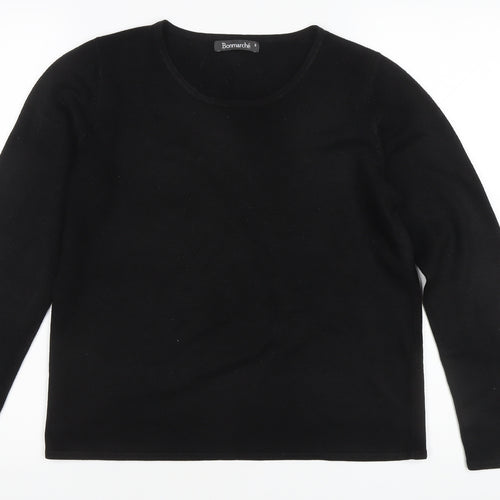 Bonmarché Women's Black Acrylic Pullover Jumper S