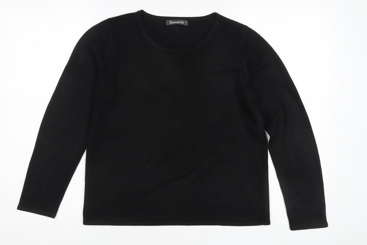 Bonmarché Women's Black Acrylic Pullover Jumper S