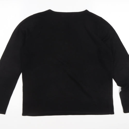 Bonmarché Women's Black Acrylic Pullover Jumper S