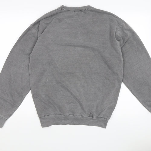 PrettyLittleThing Women’s Grey Knit Pullover Sweatshirt Size S