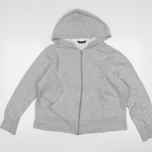 Grey Women's Full Zip Hoodie - Size Regular, Casual Comfort