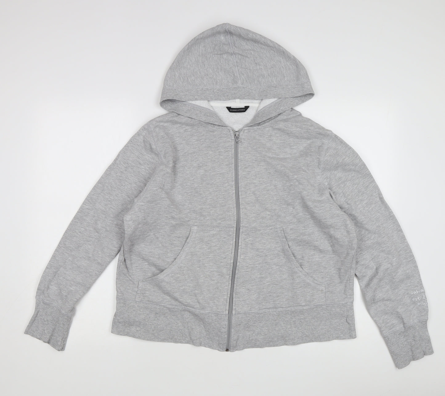 Grey Women's Full Zip Hoodie - Size Regular, Casual Comfort
