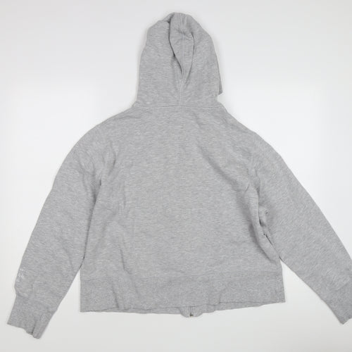 Grey Women's Full Zip Hoodie - Size Regular, Casual Comfort