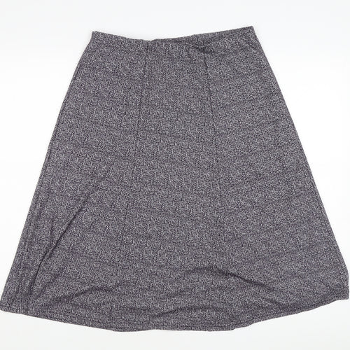 Honor Millburn Women's Grey A-Line Skirt Size 12