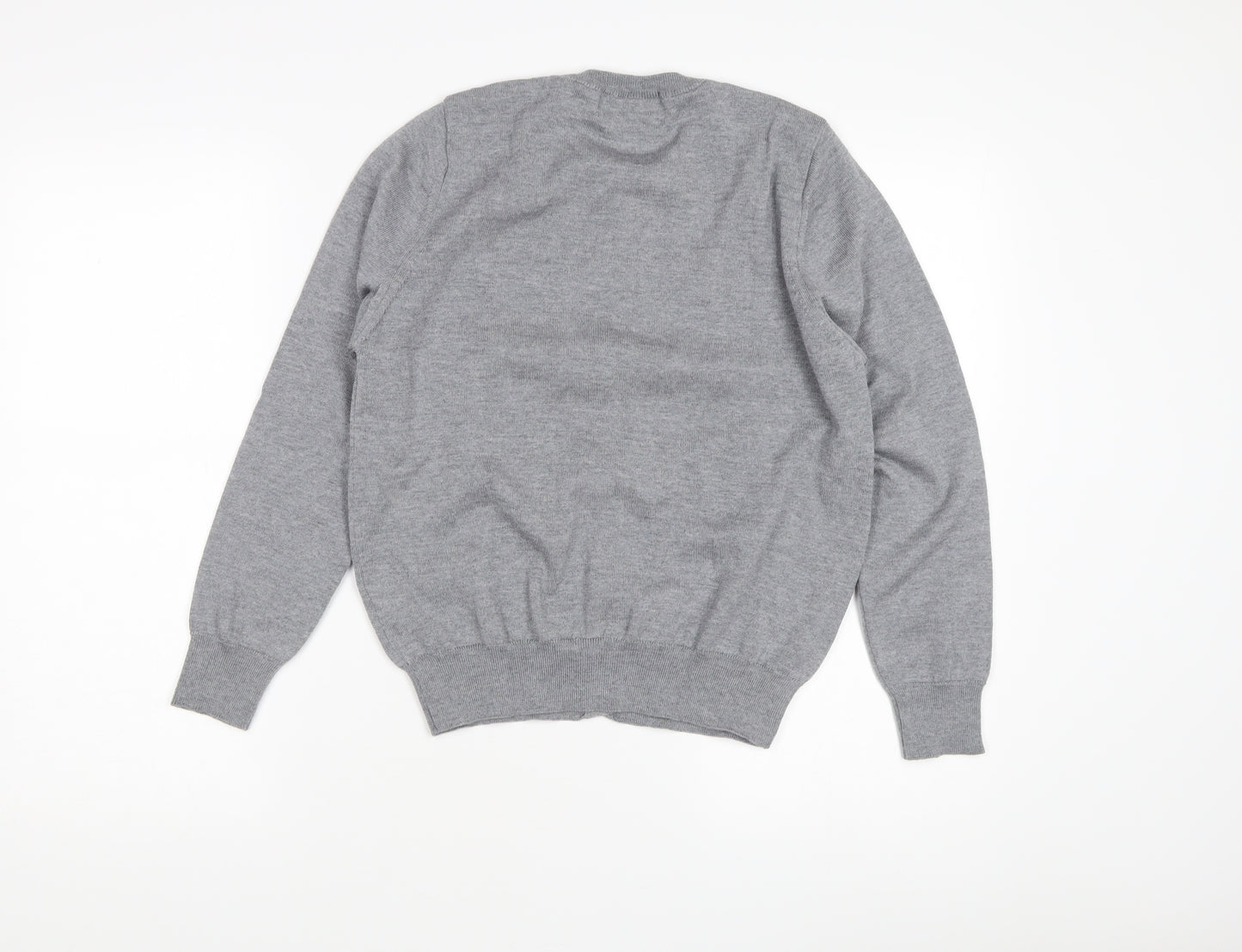 Country Collection Grey Cardigan, Women's S, Merino Wool
