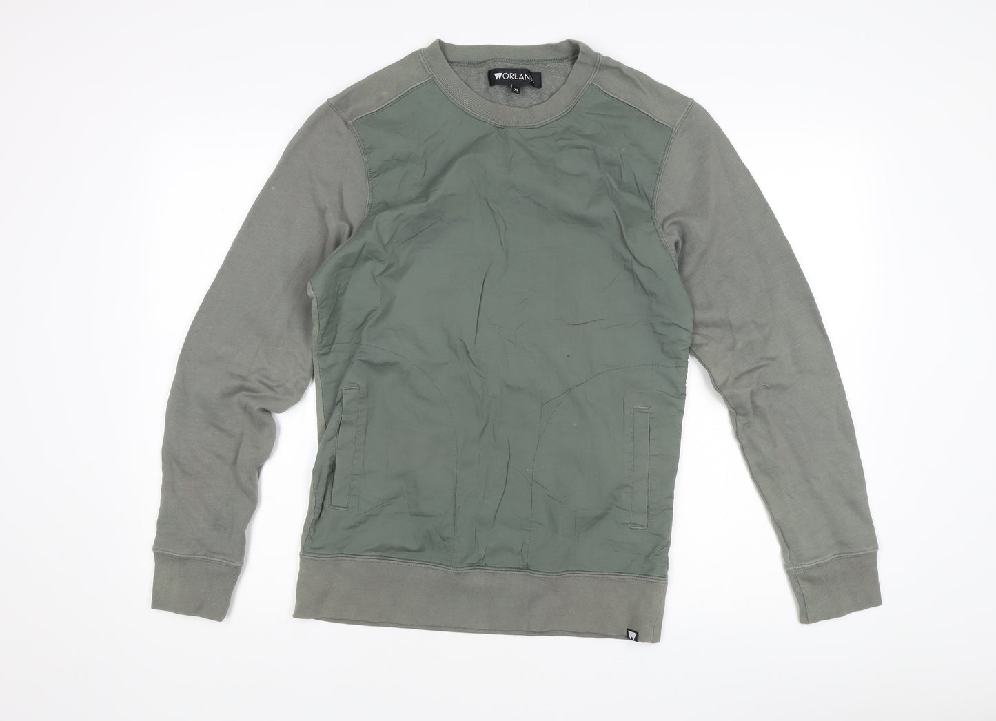 Worland Men's Grey XS Pullover Sweatshirt