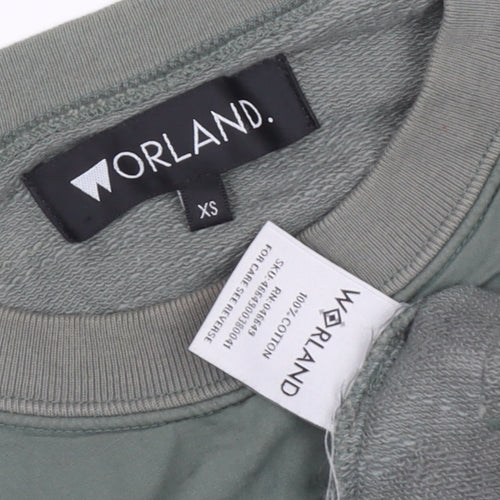 Worland Men's Grey XS Pullover Sweatshirt
