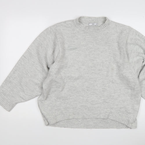 MNG Basics Women's Grey Pullover Jumper, Size 12