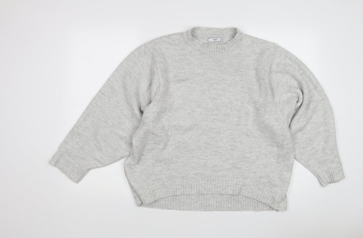 MNG Basics Women's Grey Pullover Jumper, Size 12