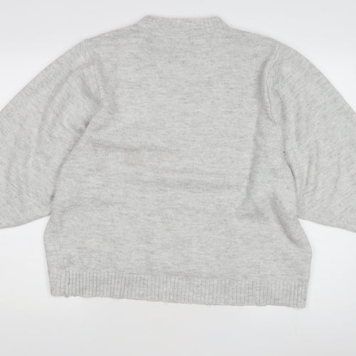 MNG Basics Women's Grey Pullover Jumper, Size 12