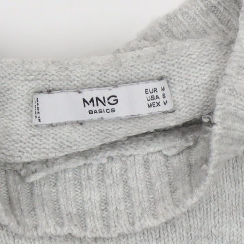 MNG Basics Women's Grey Pullover Jumper, Size 12