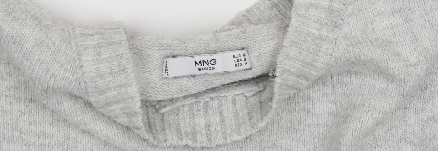 MNG Basics Women's Grey Pullover Jumper, Size 12