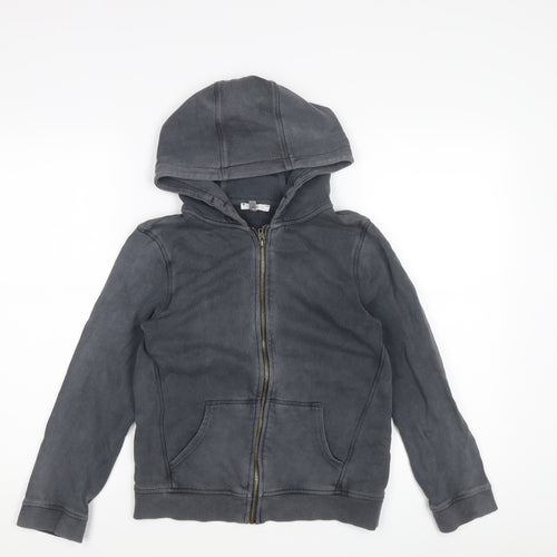 John Lewis Grey Full Zip Hoodie Unisex Age 9