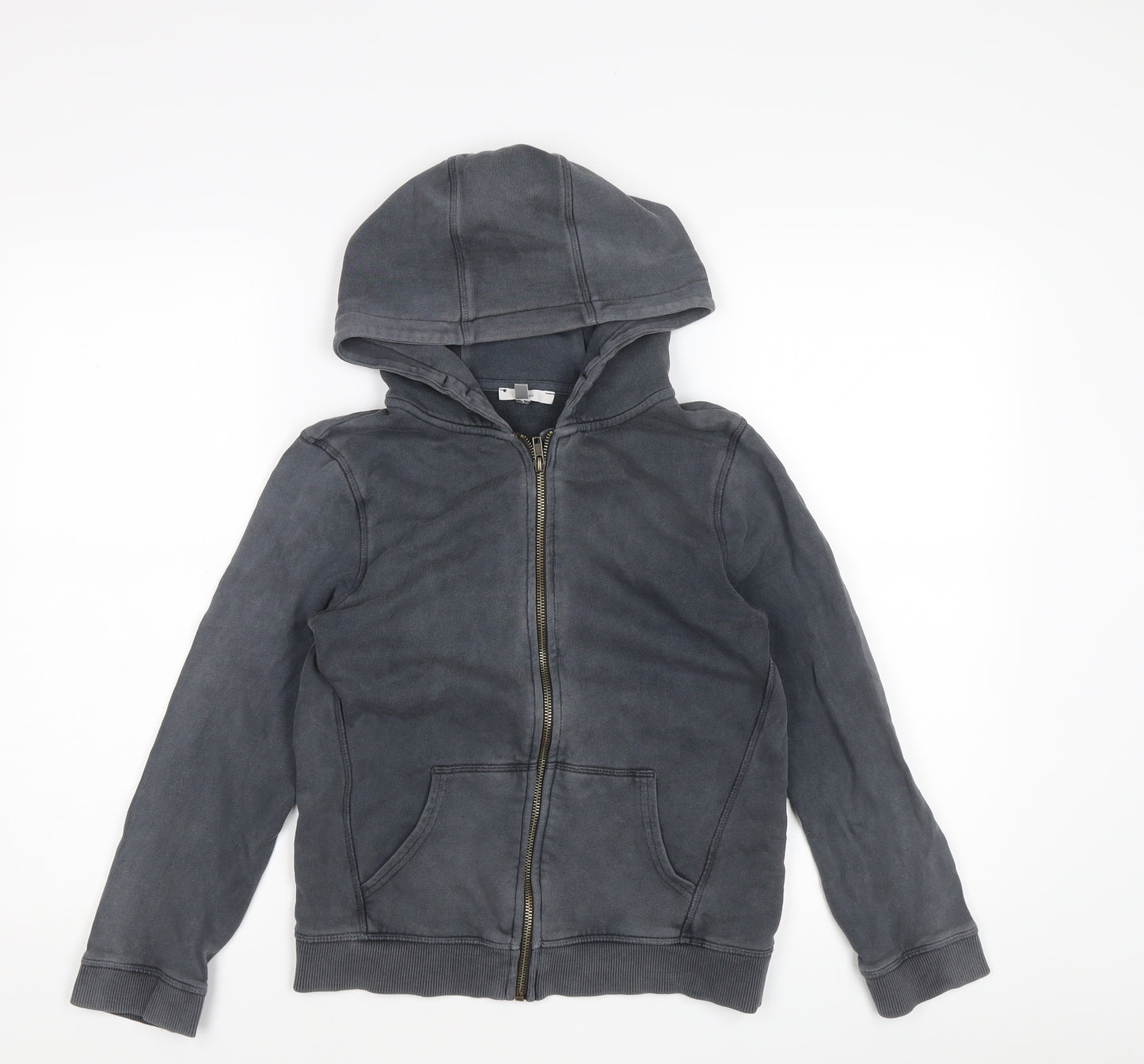John Lewis Grey Full Zip Hoodie Unisex Age 9