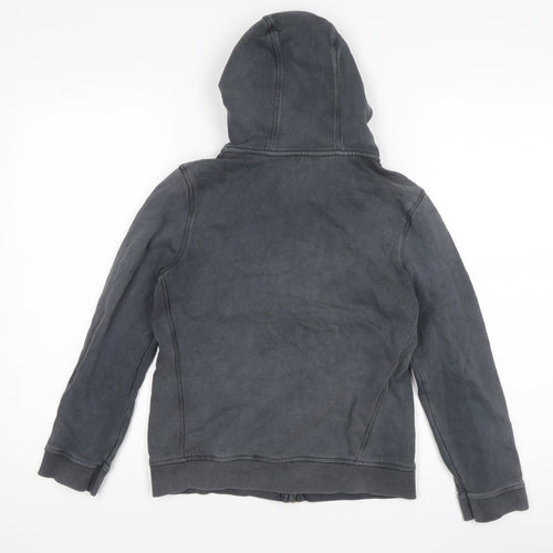 John Lewis Grey Full Zip Hoodie Unisex Age 9