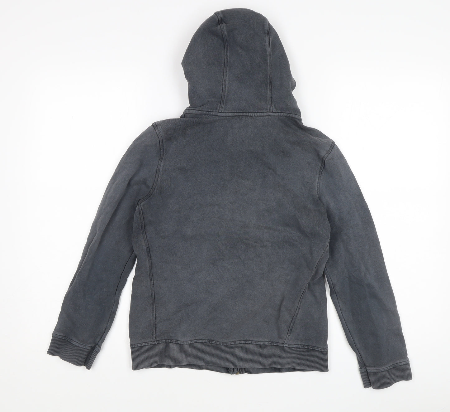John Lewis Grey Full Zip Hoodie Unisex Age 9