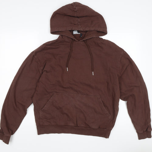 ASOS DESIGN Women's Brown Pullover Hoodie XS Warm