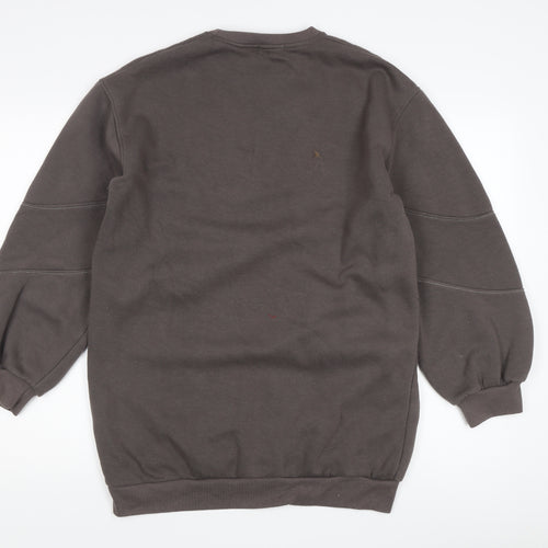 PrettyLittleThing Women's Brown Pullover Sweatshirt Size 8