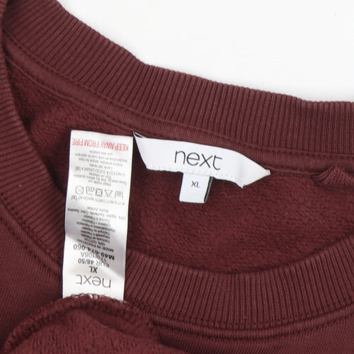 Next Women's Red Pullover Sweatshirt, XL