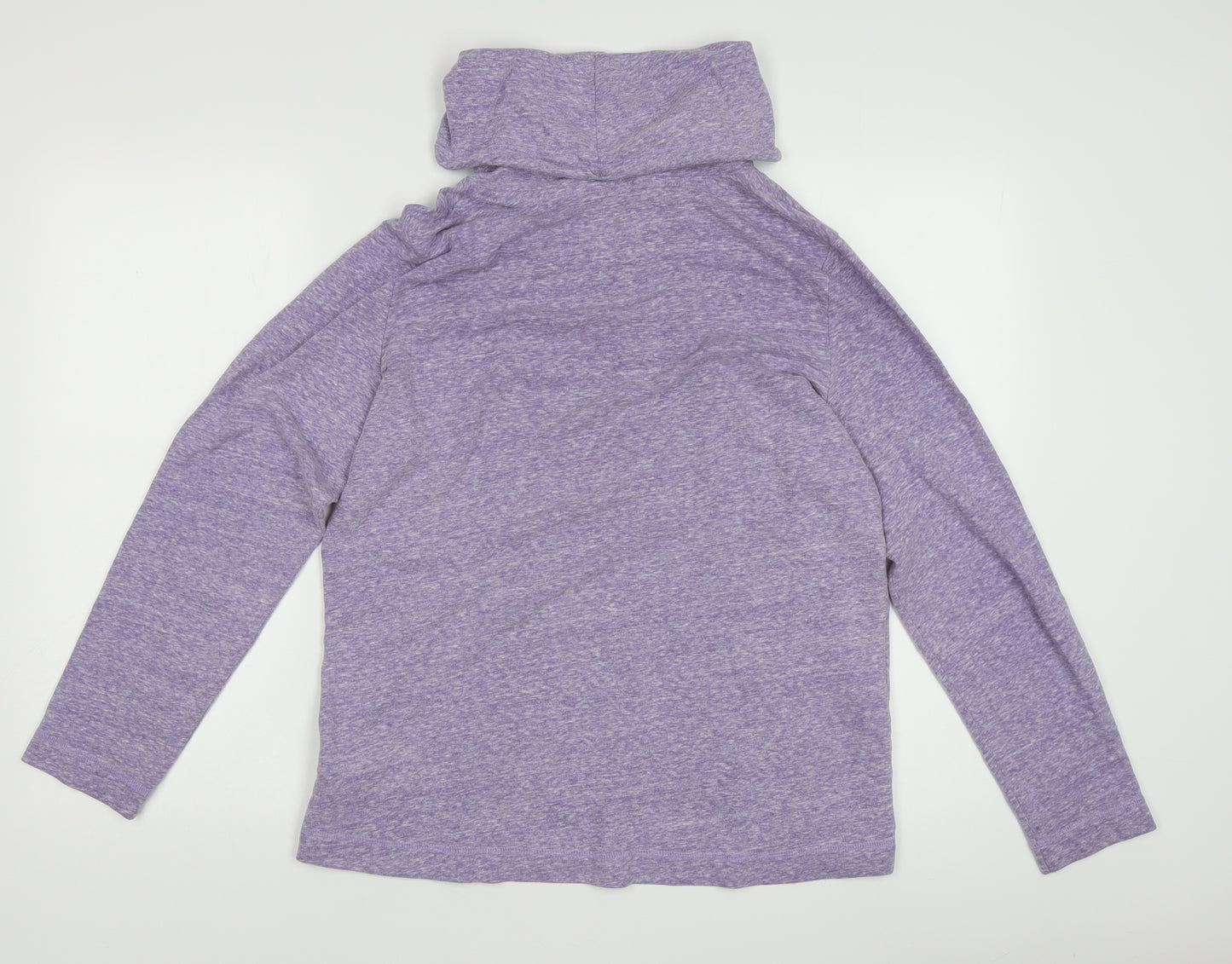 Marks and Spencer Women's Purple Pullover Hoodie L