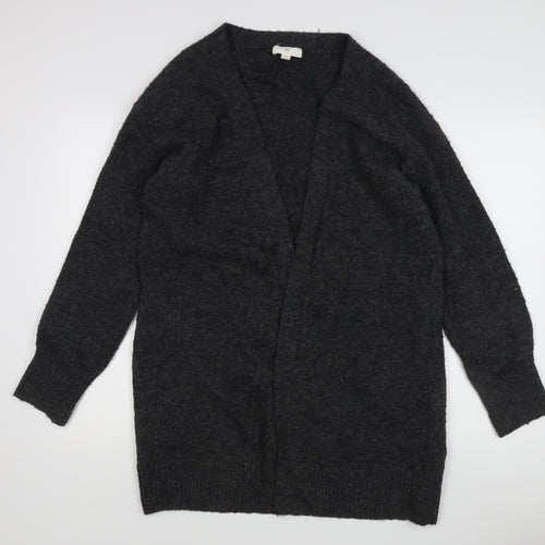 H&M Women's Black XS Cardigan, Wool Blend V-Neck