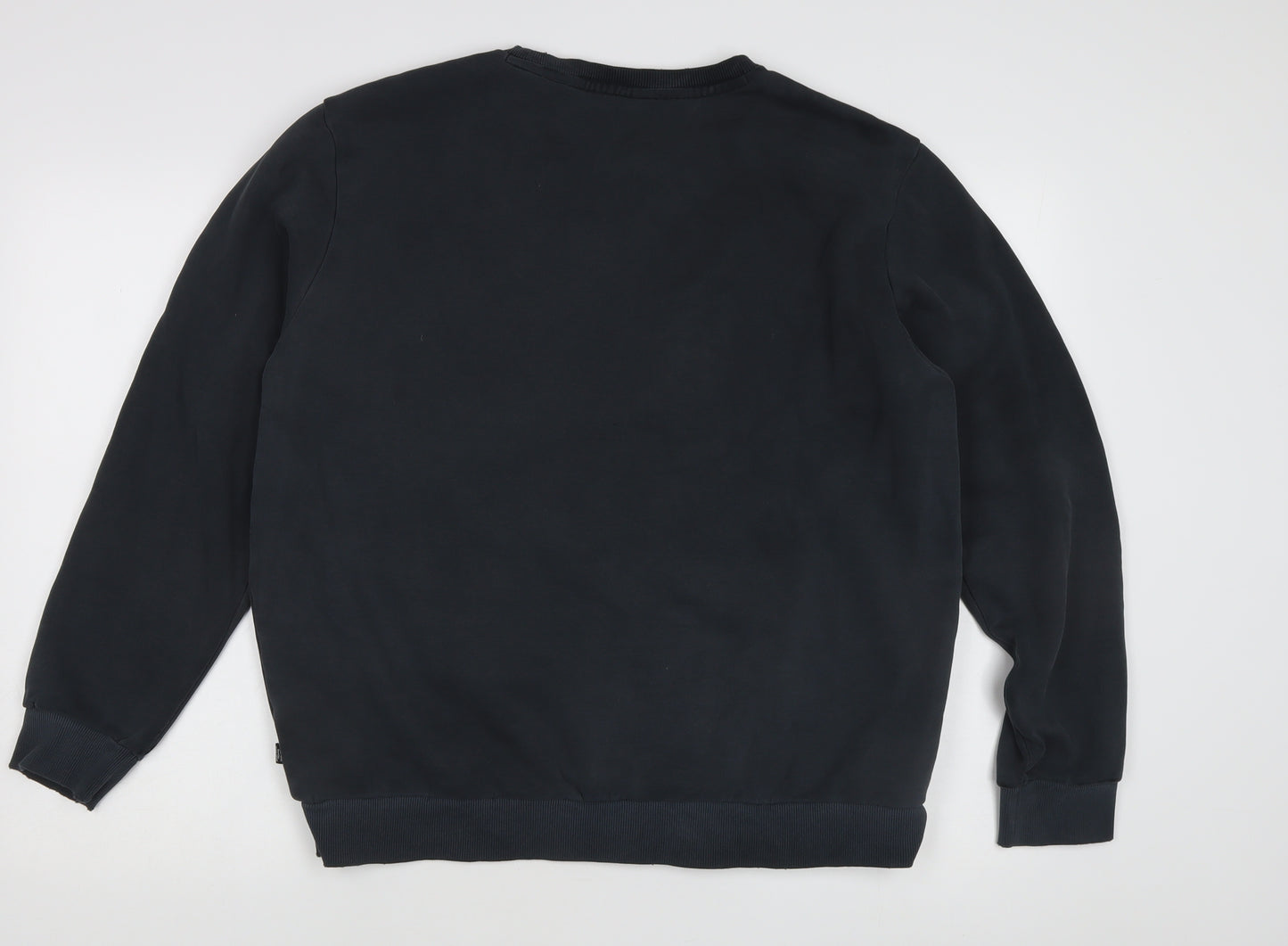 Puma Men's Black Pullover Sweatshirt, M, Graphic Print