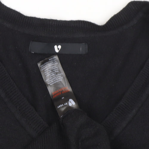 Very Women's Black V-Neck Pullover Jumper Size 20