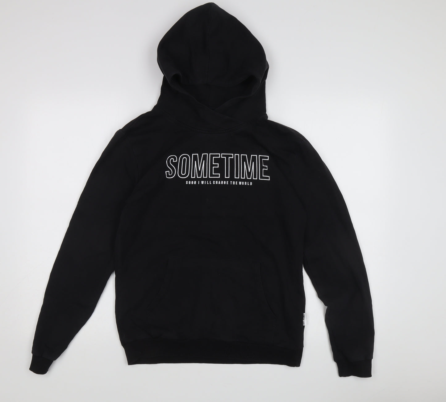 Sometime Soon Men’s Black Pullover Hoodie