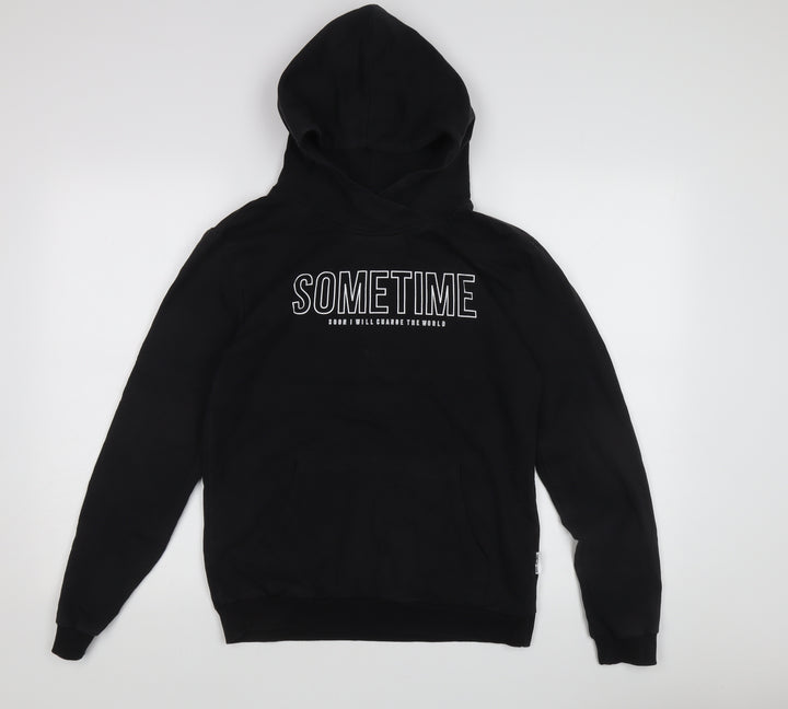 Sometime Soon Men’s Black Pullover Hoodie