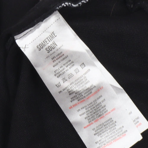Sometime Soon Men’s Black Pullover Hoodie