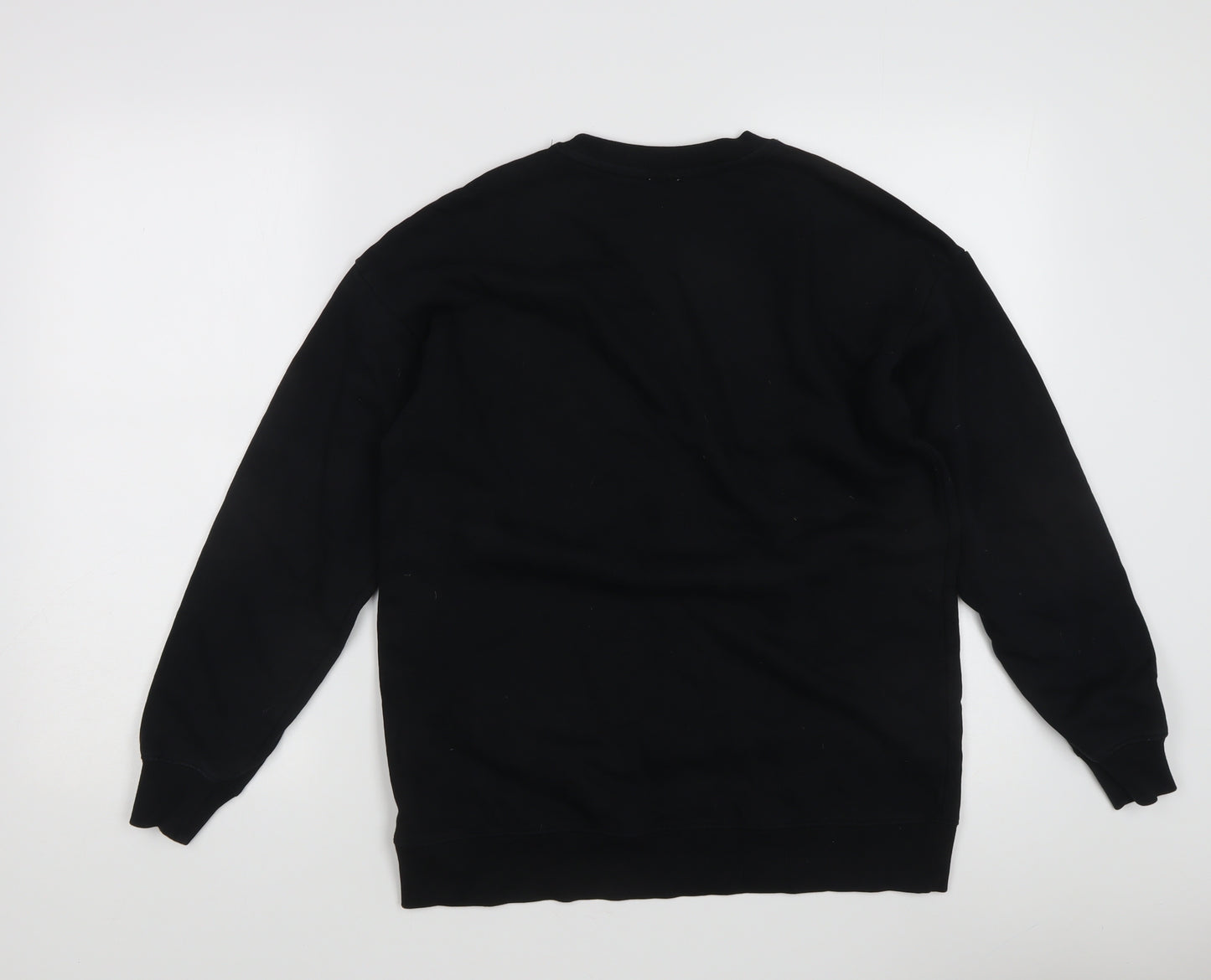 ASOS Women's Black Pullover Sweatshirt, Size 8