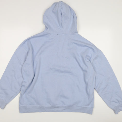 New Look Unisex Blue Pullover Hoodie, L