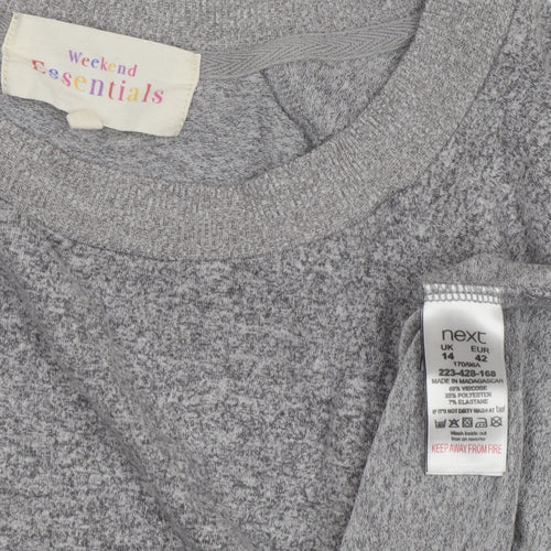 Next Grey Womens Pullover Sweatshirt Size 14