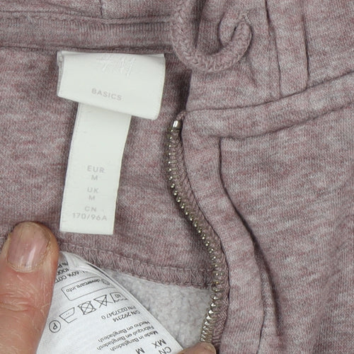 H&M Women’s Pink Full Zip Hoodie Size M