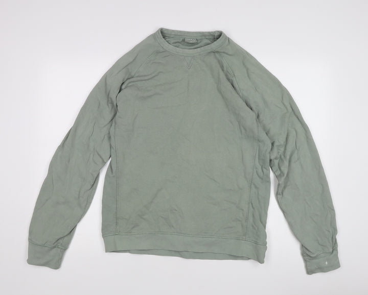 John Lewis Women's Green Pullover Sweatshirt Medium