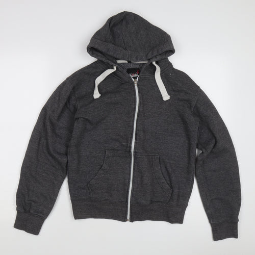 Malibu Women's Grey Full Zip Hoodie Size L