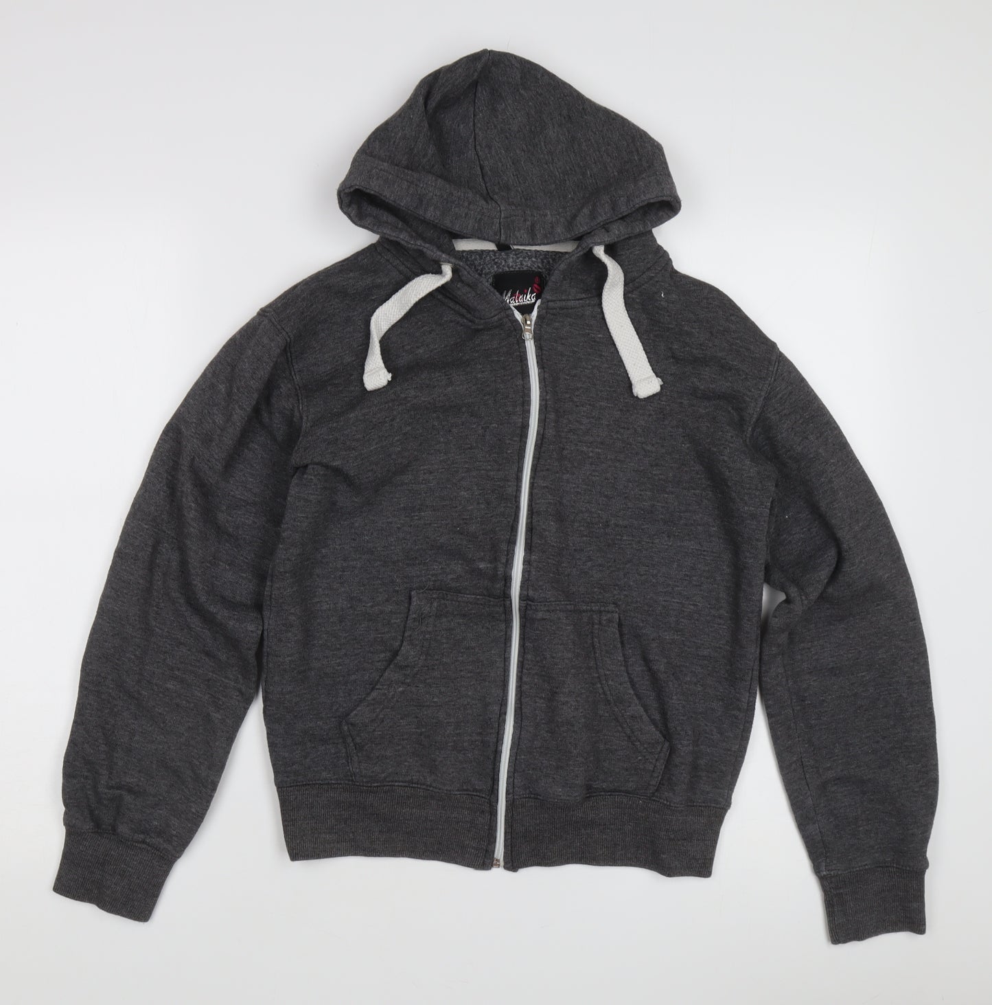 Malibu Women's Grey Full Zip Hoodie Size L