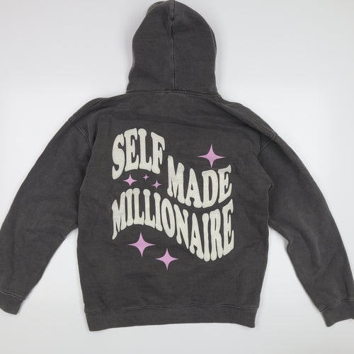 Noir Menswear Unisex Hoodie Black S Pullover Graphic
