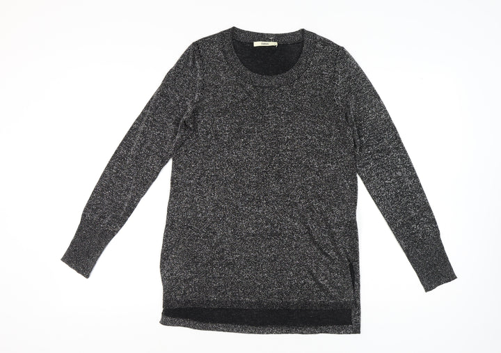 Oasis Women's Black Pullover Jumper, M, Round Neck