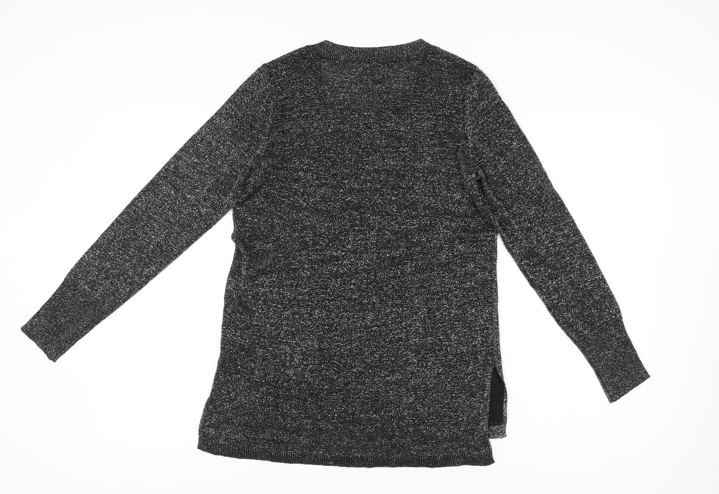 Oasis Women's Black Pullover Jumper, M, Round Neck