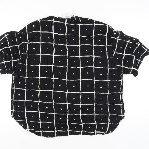 Wallis Women's Black Geometric Blouse Size 12