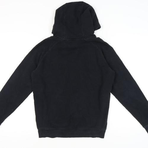 Next Boys Black Pullover Hoodie XL - Hooded Fleece with Logo