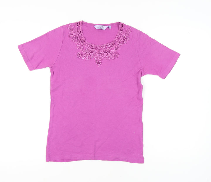 Honor Millburn Women's Pink Short Sleeve T-Shirt S