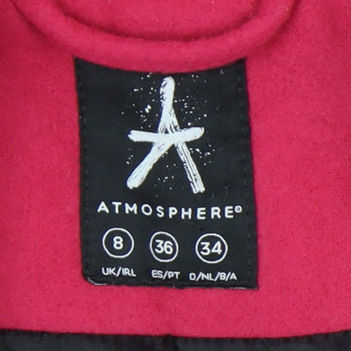 Atmosphere Women’s Pink Motorcycle Jacket Size 8