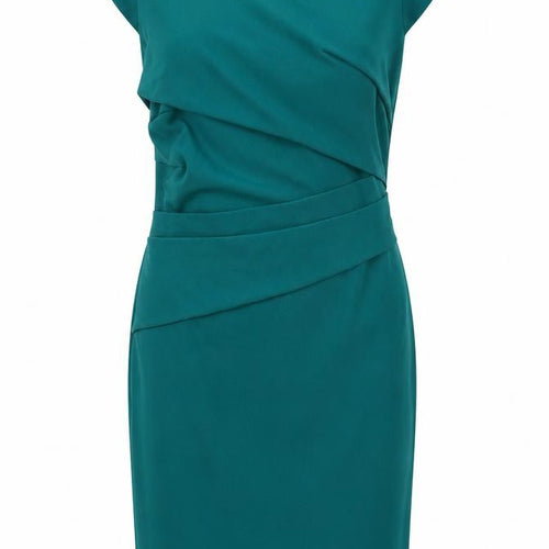 Topshop Women's Green Sheath Dress, Size 8, Elegant Workwear