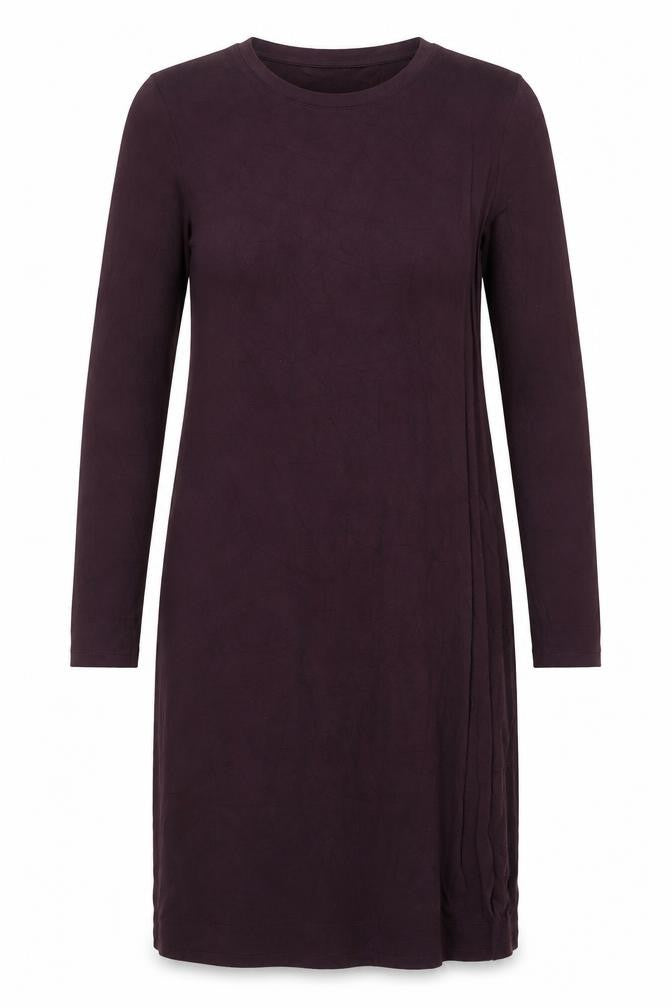 Marks and Spencer Women Purple Long Sleeve Dress